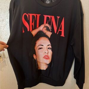 Forever 21 Black Sweatshirt with Red Graphic
